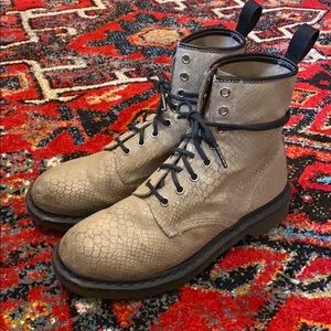 Dr Marten RARE Snakeskin boots